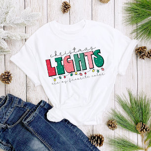 Weihnachtslicht ist mein Lieblingsfarbengenuss für T-Shirt