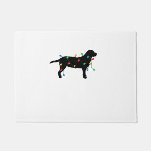 Weihnachtslicht Labrador Retriever Hundeshirt Fußmatte