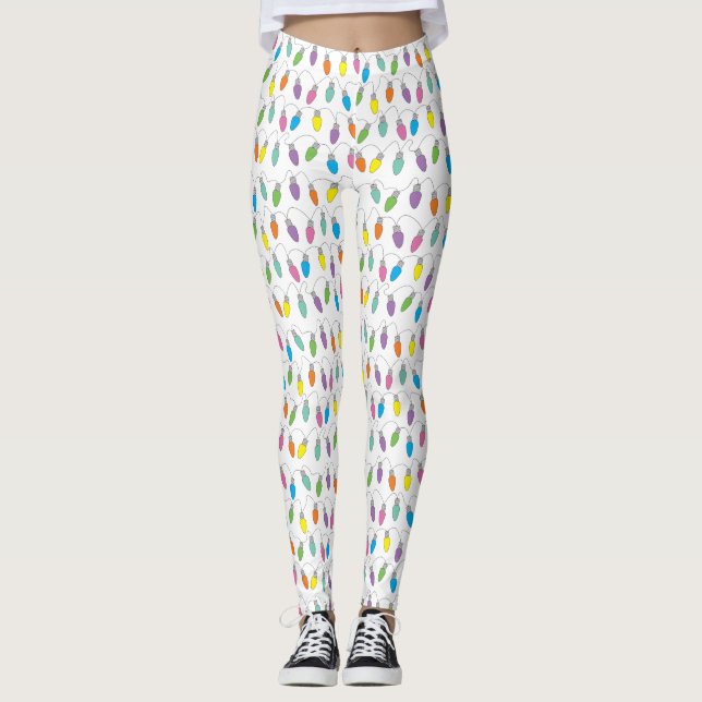 Weihnachtslicht Leggings (Vorderseite)