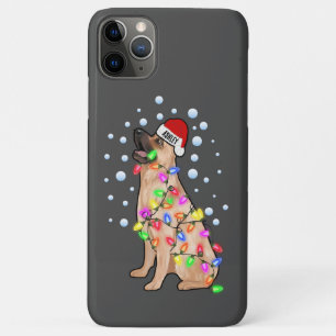 Weihnachtslicht mit deutschem Schäferhund Dog Vibe Case-Mate iPhone Hülle
