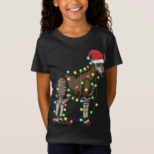WeihnachtsLICHT Okapi Lover Funny Xmas Holiday Gi T-Shirt