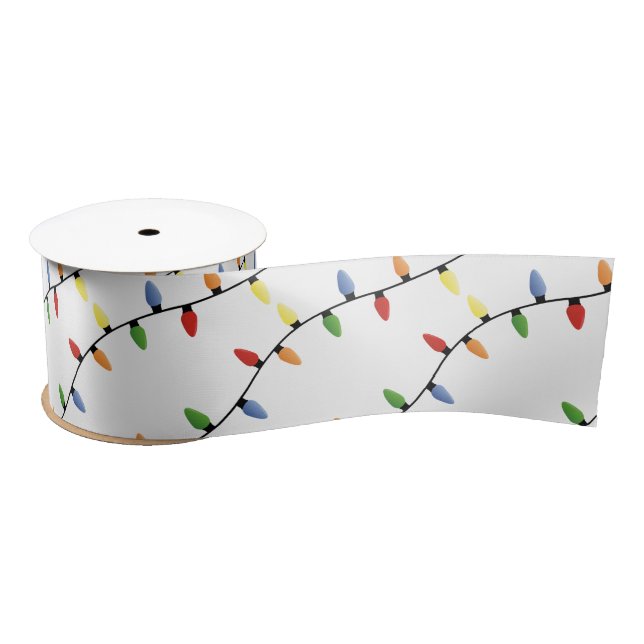 Weihnachtslicht Satin Ribbon Satinband (Spule)