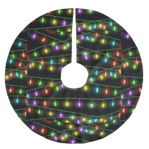 Weihnachtslicht-Schnüre Polyester Weihnachtsbaumdecke