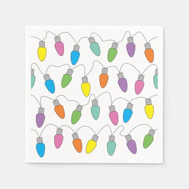 Weihnachtslicht Serviette (Vorderseite)