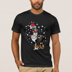 Weihnachtslicht St. Bernard Dog Pupp T-Shirt
