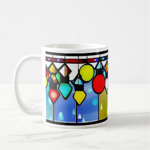 Weihnachtslicht Tasse aus festem Glas
