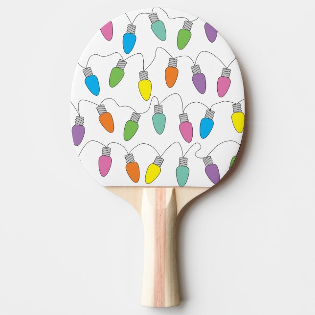 Weihnachtslicht Tischtennis Schläger (Vorderseite)