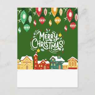 Weihnachtslicht und Schnee - fröhliche Weihnachten