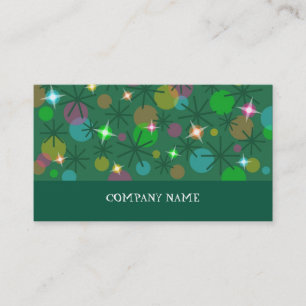 Weihnachtslicht-Visitenkartegrünstreifen Visitenkarte