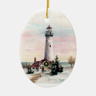 Weihnachtslicht-Weihnachtsverzierung Keramik Ornament