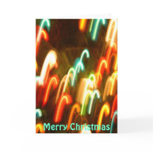 Weihnachtslicht-Zuckerstange