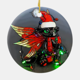 Weihnachtslichtdrache Ornament