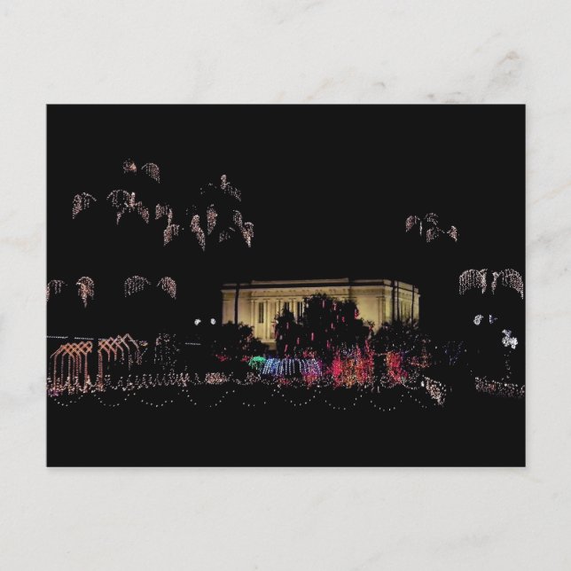 Weihnachtslichter aus Mesa Feiertagspostkarte (Vorderseite)