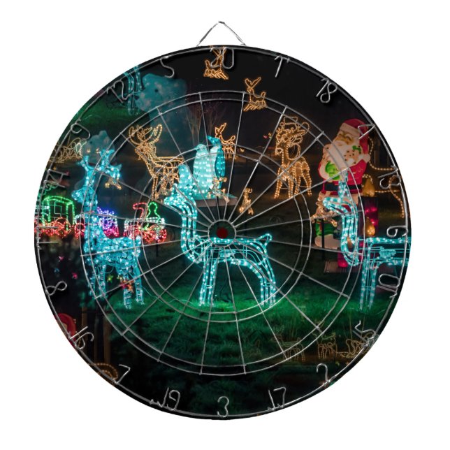 Weihnachtslichter Dartscheibe (vorne)