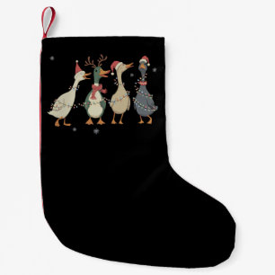 Weihnachtslichter Enten Lustige Tiere Bauernhofer Kleiner Weihnachtsstrumpf