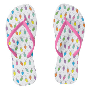 Weihnachtslichter Flip Flops