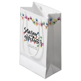 Weihnachtslichter Frohe Festtage Name Kleine Geschenktüte