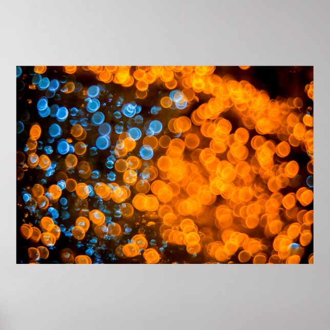 Weihnachtslichter Poster (Vorne)