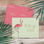 Weihnachtslichter Rosa Flamingo Inv Postkarte<br><div class="desc">Dieses Design bietet Weihnachts-Weihnachtssaison leichte Flamingo,  elegante moderne Aquarell niedlich einfach,  ein festliches Ferien Tinkle Lights Spaß,  Strand tropische Küsteninsel-Haus,  moderne elegante,  trendige,  moderne Kalligraphie Skript-Schriftart,  whimsical Typografie Vorlage,  einfache und minimale klassische Illustration,  Weihnachtsfeier Chic Feier,  einzigartig minimalistisch handgezeichnet</div>