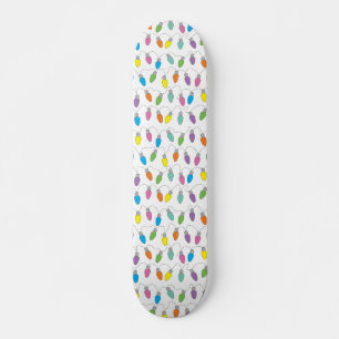 Weihnachtslichter Skateboard