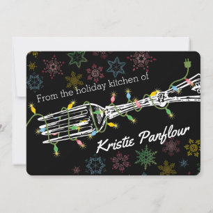 Weihnachtslichtgabel aus der Küche der Karte