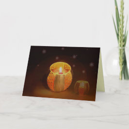 Weihnachtslichtkarte Feiertagskarte