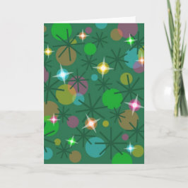 Weihnachtslichtkarte vertikal feiertagskarte