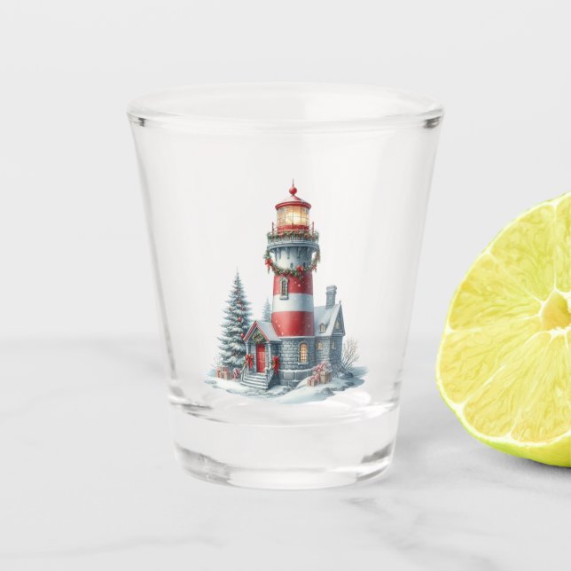 Weihnachtslichtthaus Shot Glass Schnapsglas (Vorderseite)