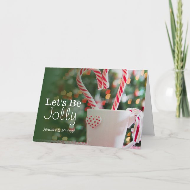 WeihnachtsLiebe Feiertagskarte (Vorderseite)