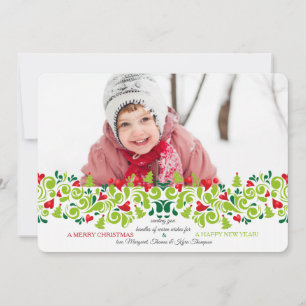 Weihnachtsliebe Foto-Feiertagskarte Feiertagskarte