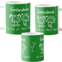 Weihnachtsliebe für Oma Lustiges Grafik-Geschenk