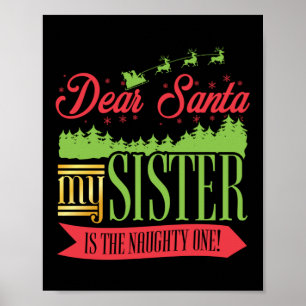 Weihnachtsliebe Mein Schwester ist der schmucke Poster