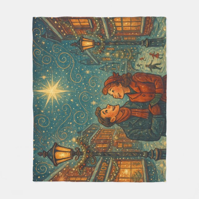Weihnachtsliebesdecke  fleecedecke (Vorderseite)
