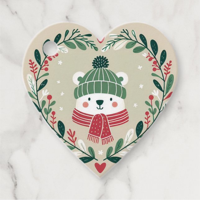 Weihnachtsliebesgeschenk Geschenkanhänger (Vorderseite)