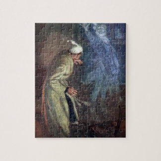 Weihnachtslied 1911c Vintage-Kunstpostkarte Puzzle