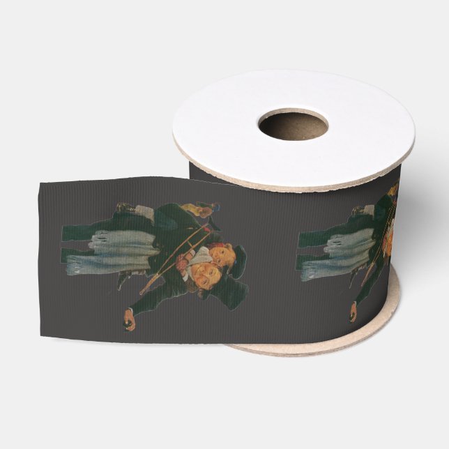 Weihnachtslied "Bob Cratchit und Tiny Tim" Ripsband (Spule)