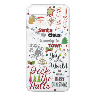 Weihnachtslied-Entwurfs-Telefon-Kasten Case-Mate iPhone Hülle