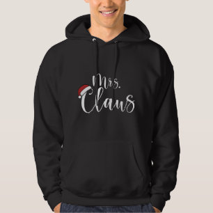 Weihnachtslied Frau und Herr Claus Costume Santa H Hoodie