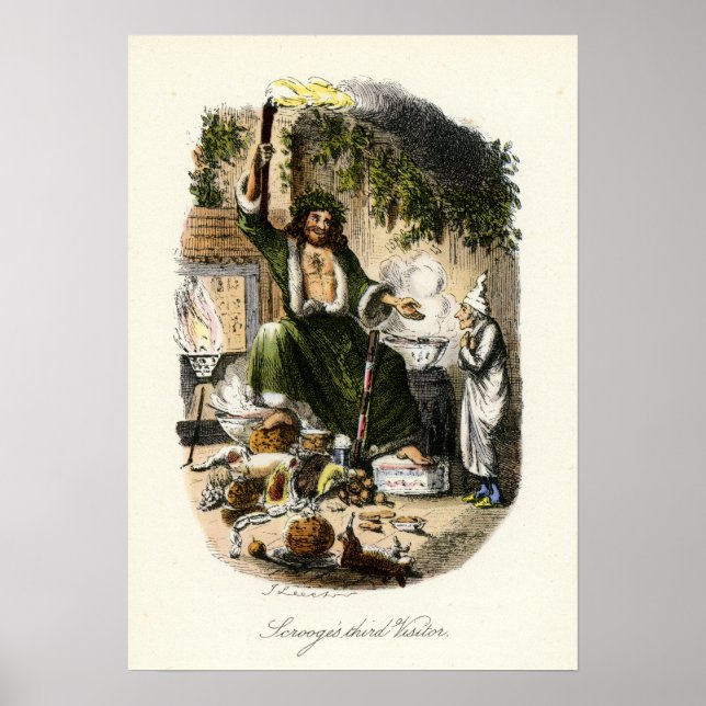 Weihnachtslied - Geist der Weihnachtszeit Gegenwar Poster (Vorne)