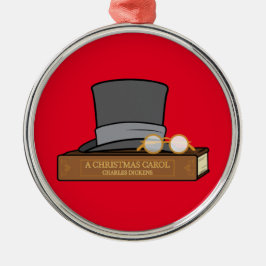 Weihnachtslied mit Top Hat Keramik Ornament Aus Metall