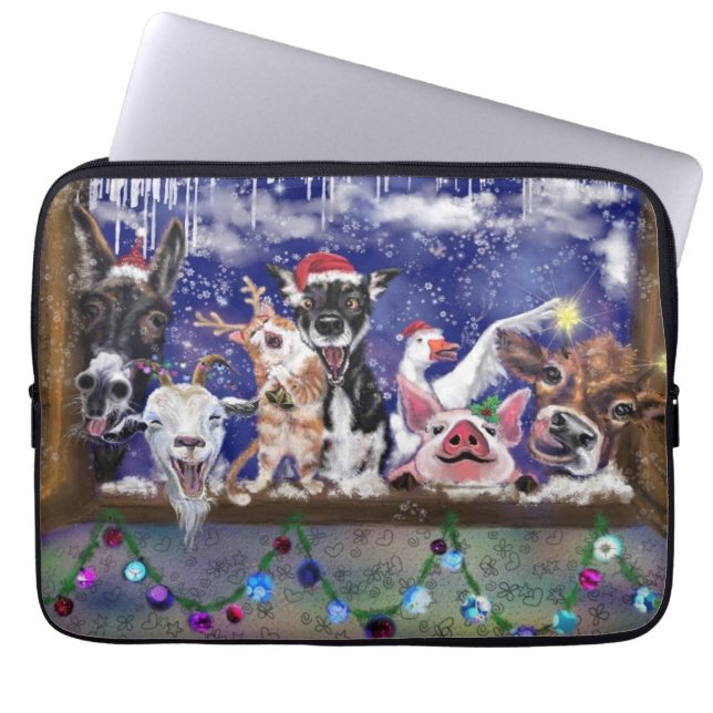 Weihnachtslied - Party Laptopschutzhülle (Vorderseite)