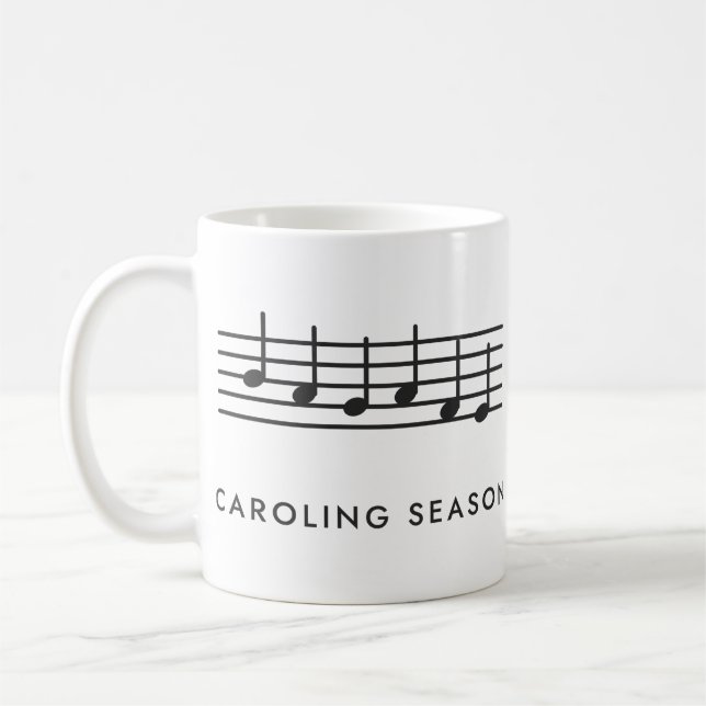 Weihnachtslied Personal Chor Kaffeetasse (Links)