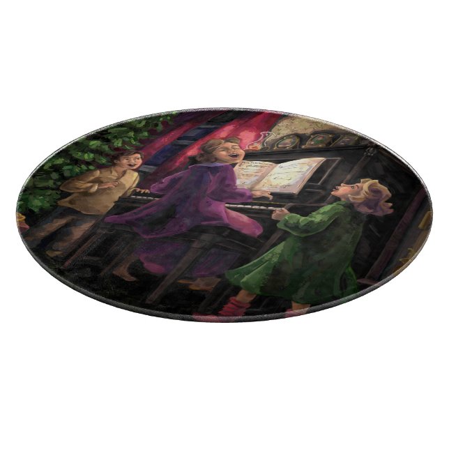 Weihnachtslied Schneidebrett (Ecke)