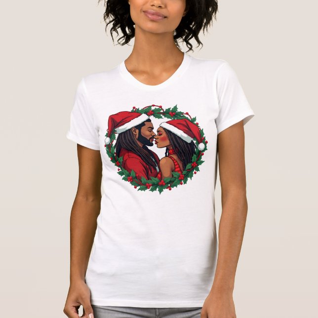 Weihnachtslied - Schwarze Liebe T-Shirt (Vorderseite)
