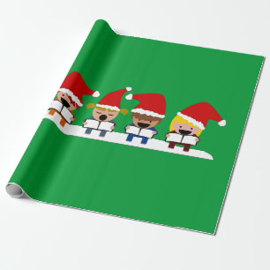 Weihnachtslied singen Kinderchor Weihnachten Geschenkpapier