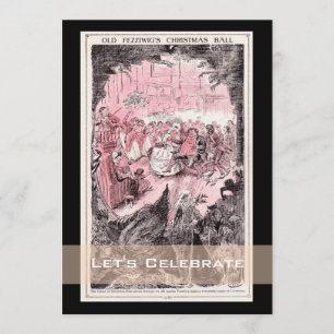 Weihnachtslied Vintag Weihnachtsfest Party Einladung