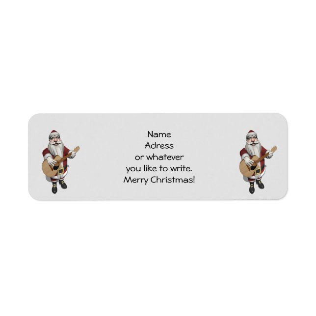 Weihnachtslieder auf seiner Gitarre (Vorne)