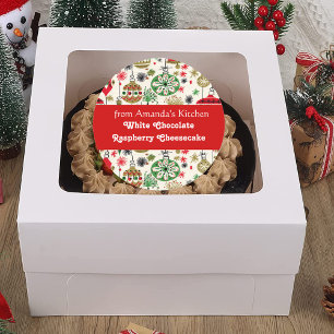 Weihnachtslieder, aus der Küche, nach Maß Runder Aufkleber