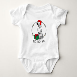 Weihnachtslieder Dalmatiner Hund (schwarz 1) Niedl Baby Strampler