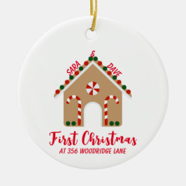 Weihnachtslieder Erste Weihnachtsdekoration Keramik Ornament